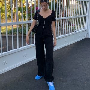 PLT Corsett Zipper Jumpsuit Corduroy